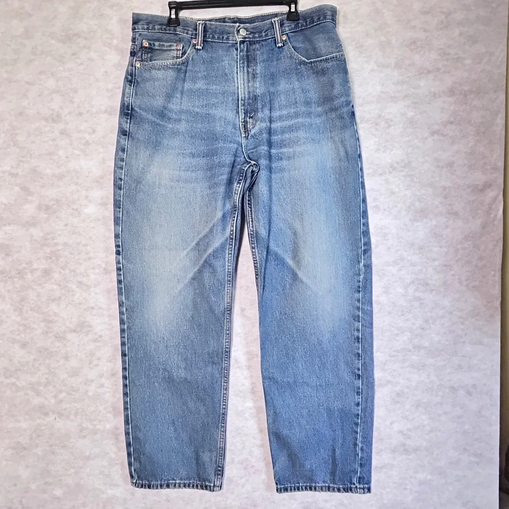 Levi's 550 Relaxed‎ Fit Jeans Mens W38 L32 Medium Wash Denim Blue